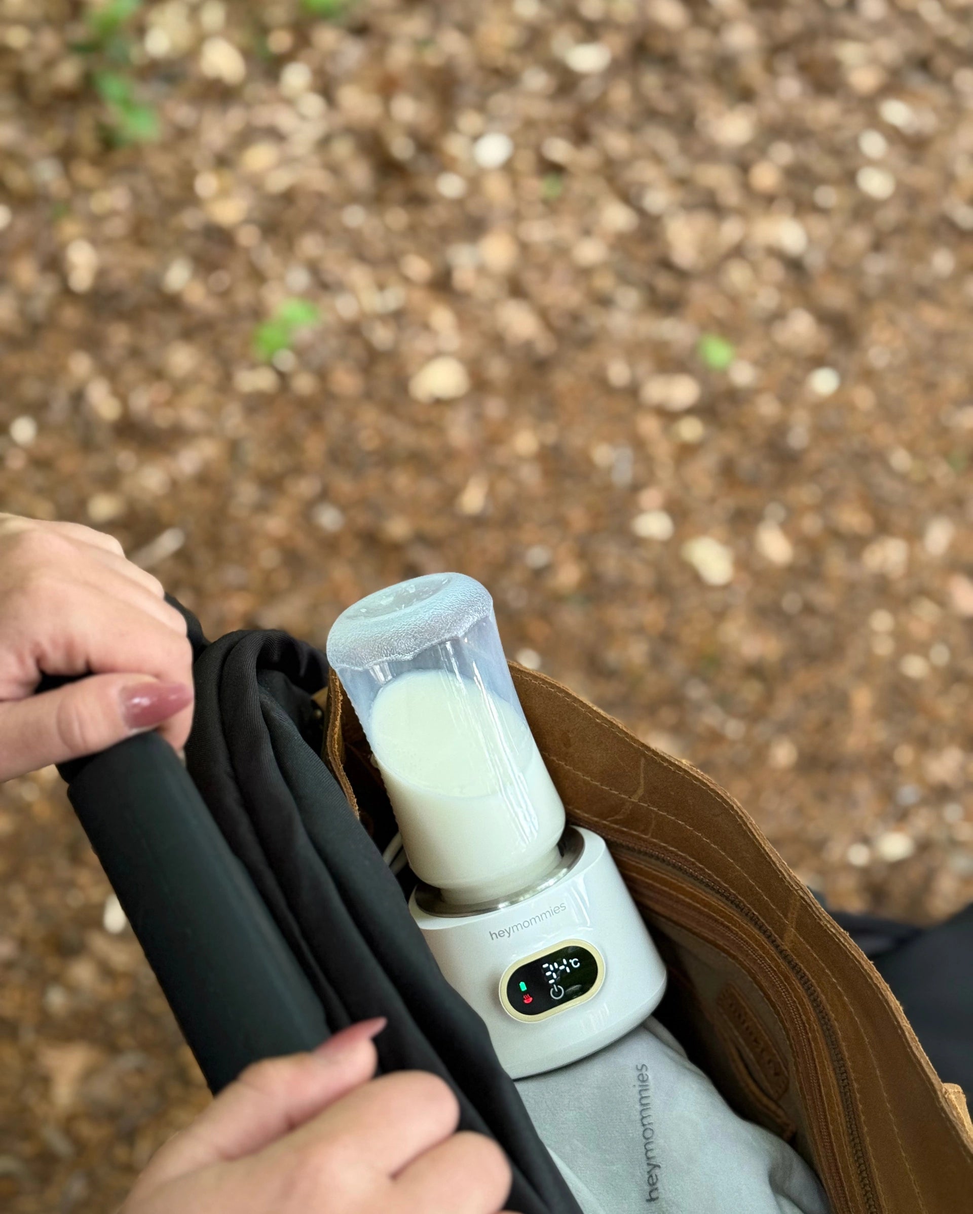 Draagbare Flessenwarmer - Heymommies Warm Plus